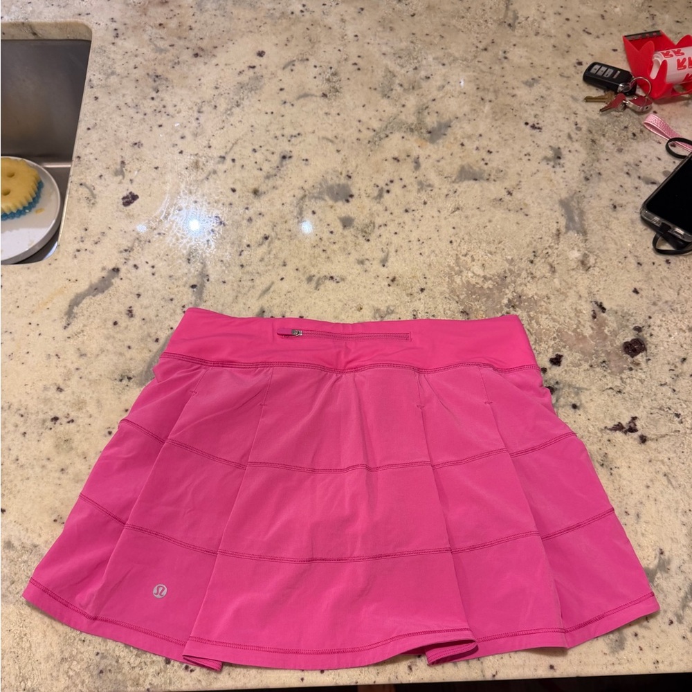 Pink Lululemon Women's Tennis Skirt size 6 Sonic Pink